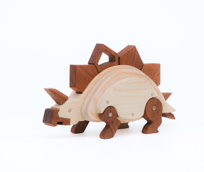 Wooden Stegosaurus Toys