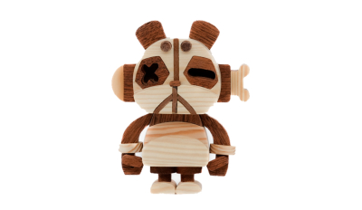 Panda-Spielzeug aus Holz