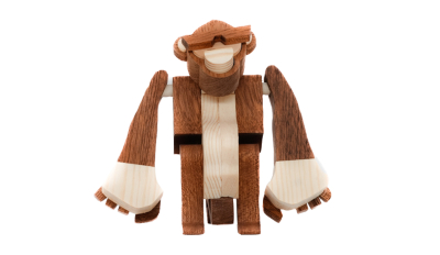 Mainan Monyet Kayu
