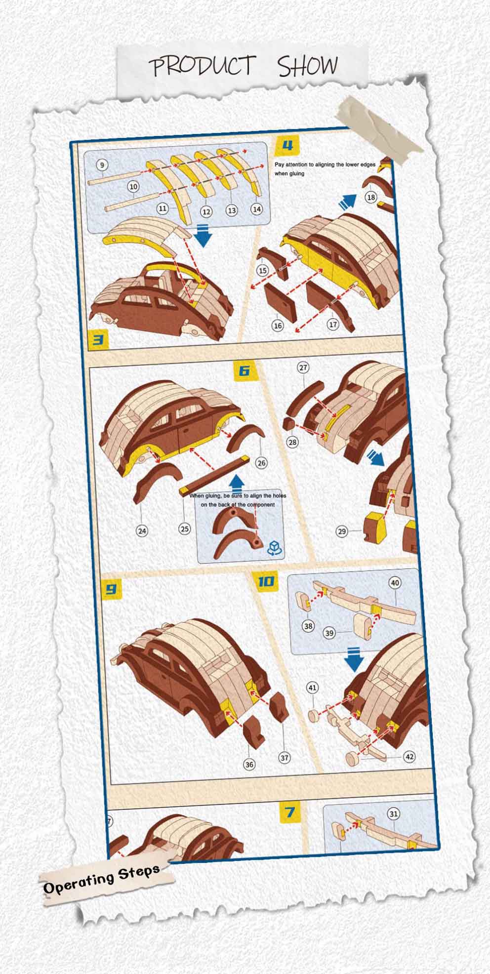 لعبة سيارة الخنفساء الخشبية لعبة سيارة الخنفساء الخشبية