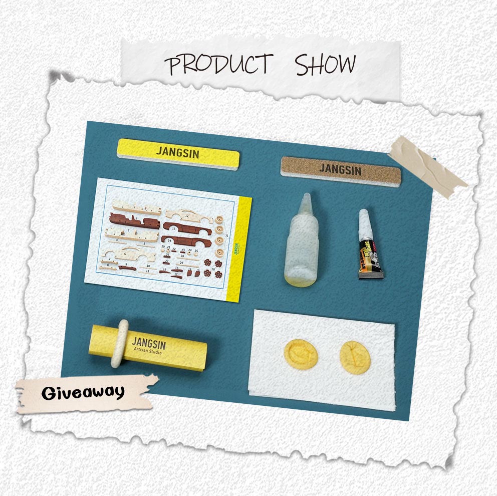 لعبة ألغاز سيارة تشالنجر الخشبية Wooden Challenger Car Puzzle Toy