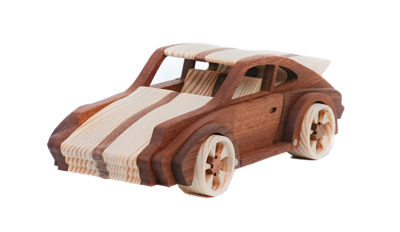 لعبة سيارة بورش 911 خشبية