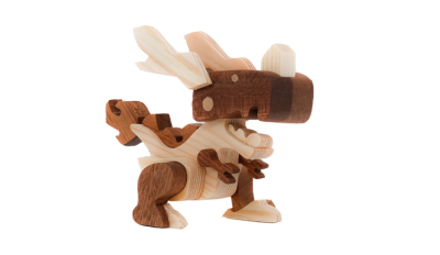 Dinosaurier-Holzspielzeug